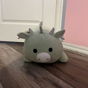Squishmallows Green and Gray Stuffed Animal
